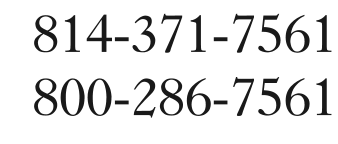 814-371-7561 800-286-7561